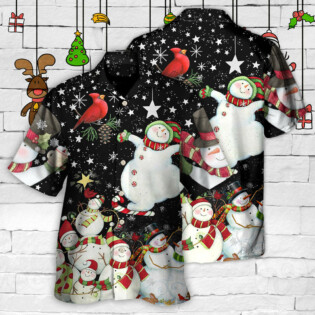 Christmas The World Of Christmas With Snowman - Hawaiian Shirt - Owl Ohh for men and women, kids - Owl Ohh