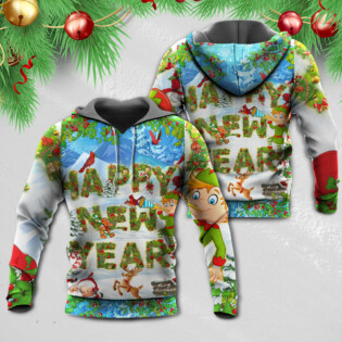 Christmas Happy New Year Snow So Cool - Hoodie - Owl Ohh - Owl Ohh