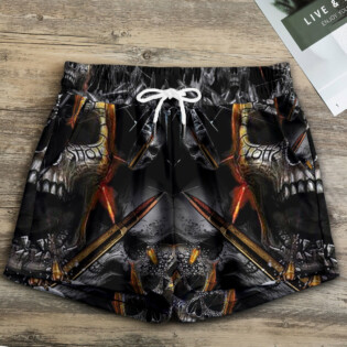 Skull Oh My Skull Cool - Women's Casual Shorts - Owl Ohh - Owl Ohh