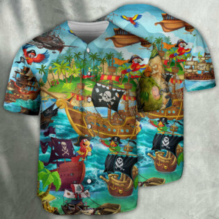 Pirate It's A Pirate Life For Me - Baseball Jersey - Owl Ohh