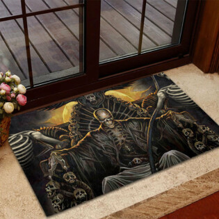 Skull Grim Reaper Dark - Doormat - Owl Ohh - Owl Ohh