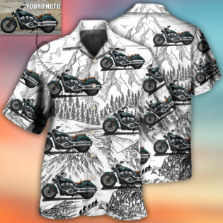 Motorcycle My Sweet Lover Custom Photo - Hawaiian Shirt - Owl Ohh - Owl Ohh