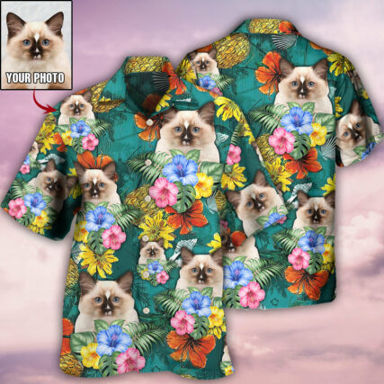 Cat Tropical Various Style Custom Photo - Hawaiian Shirt - Owl Ohh - Owl Ohh