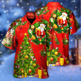 Christmas Tree Red Style - Hawaiian Shirt - Owl Ohh - Owl Ohh