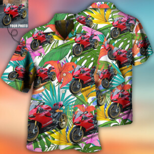 Motorcycle My Sweet Lover Custom Photo - Hawaiian Shirt - Owl Ohh - Owl Ohh