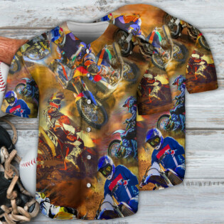 Motorcycle Art Lover Style - Baseball Jersey - Owl Ohh - Owl Ohh