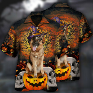 Halloween German Shepherd My Lovely Dog - Hawaiian Shirt - Owl Ohh - Owl Ohh