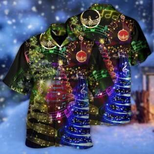 Christmas Tree Music Happiness - Hawaiian Shirt - Owl Ohh - Owl Ohh