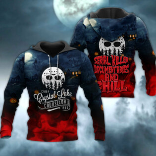 Halloween Horror Serial Killer Documentaries And Chill - Hoodie - Owl Ohh - Owl Ohh