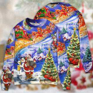 Christmas Santa Love Christmas Everytime - Sweater - Ugly Christmas Sweaters - Owl Ohh - Owl Ohh