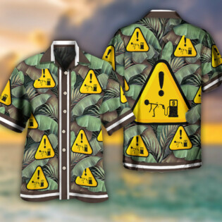 Gas Pump Get Screwed Funny Tropical Leaf - Hawaiian Shirt - Owl Ohh - Owl Ohh