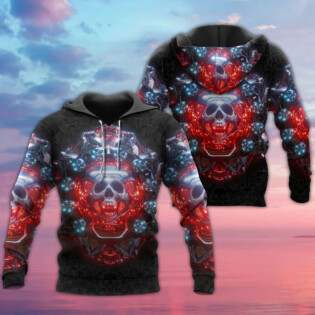 Skull Electric Dream Or Die - Hoodie - Owl Ohh - Owl Ohh