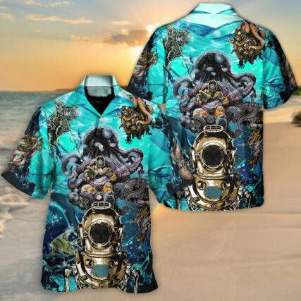 Scuba Diving A Day Without Scuba Diving Probably Wouldn't Kill Me But Why Risk It - Hawaiian Shirt - Owl Ohh-Owl Ohh