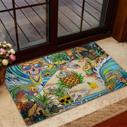 Skull Pineapple Fruit Amazing - Doormat - Owl Ohh - Owl Ohh