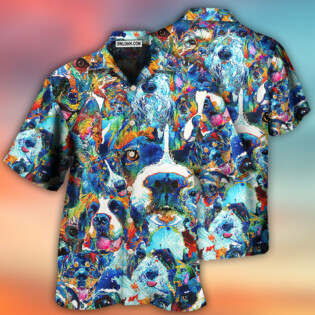 Dog Lover Delight Art Style - Hawaiian Shirt - Owl Ohh - Owl Ohh