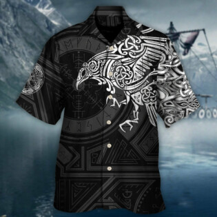 Viking Valhalla The Ravens - Hawaiian Shirt - Owl Ohh - Owl Ohh