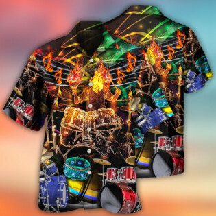 Drum Is My Life Light Colorful Style - Hawaiian Shirt - Owl Ohh - Owl Ohh