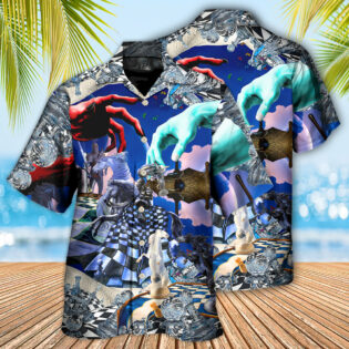 Chess God Playing Chess With The Devil - Hawaiian Shirt - Owl Ohh - Owl Ohh