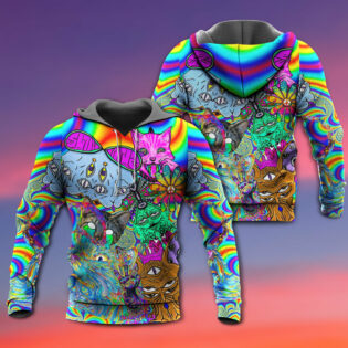 Hippie Cat Break My Mind - Hoodie - Owl Ohh - Owl Ohh