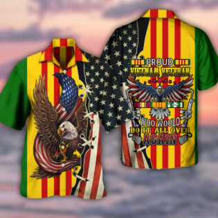Veteran Vietnam Veteran Eagle Proud - Hawaiian Shirt - Owl Ohh - Owl Ohh
