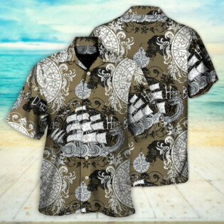 Dragon Old Ship Vintage Anchor Sea Life - Hawaiian Shirt - Owl Ohh - Owl Ohh