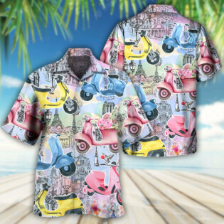 Scooter And City Art - Hawaiian Shirt - Owl Ohh - Owl Ohh