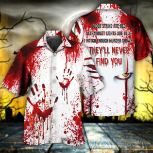 Halloween Clown They'll Never Find You - Hawaiian Shirt - Owl Ohh - Owl Ohh