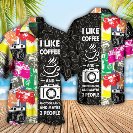 Coffee I Like Coffee And Photography - Hawaiian Shirt - Owl Ohh - Owl Ohh