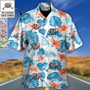 Running Club You Want Tropical Style Custom Photo - Hawaiian Shirt - Personalized Photo Gifts for men and women, kids - Owl Ohh