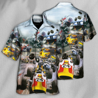 Formula One Car Racing Fast Style - Hawaiian Shirt - Owl Ohh - Owl Ohh