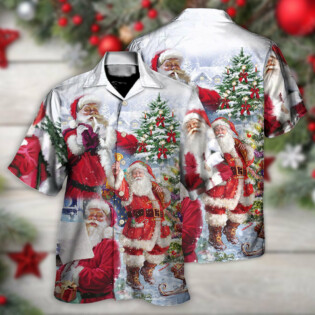 Christmas Santa Claus Is Coming To Town - Hawaiian Shirt - Owl Ohh - Owl Ohh