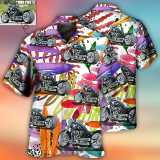 Motorcycle My Sweet Lover Custom Photo - Hawaiian Shirt - Owl Ohh - Owl Ohh