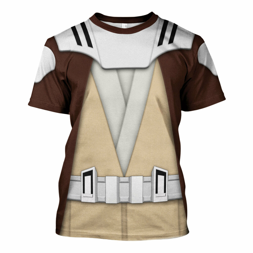Star Wars Mace Windu's Jedi Robes Costume - Unisex 3D T-shirt