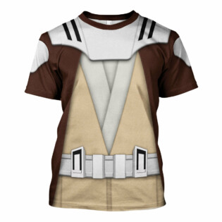Star Wars Mace Windu's Jedi Robes Costume - Unisex 3D T-shirt