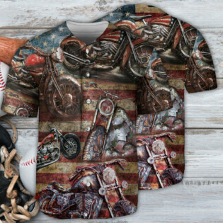 Motorcycle Biker Apparel Art - Baseball Jersey - Owl Ohh - Owl Ohh