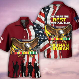 Veteran Vietnam Veteran We Were The Best - Hawaiian Shirt - Owl Ohh - Owl Ohh
