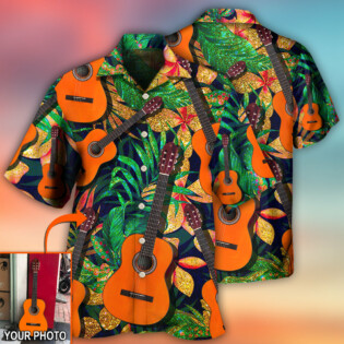 Guitar Various Style Tropical Custom Photo - Hawaiian Shirt - Owl Ohh - Owl Ohh