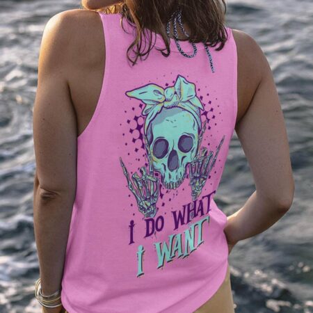 I DO WHAT I WANT SKULL ALL OVER PRINT - TLTR2211221