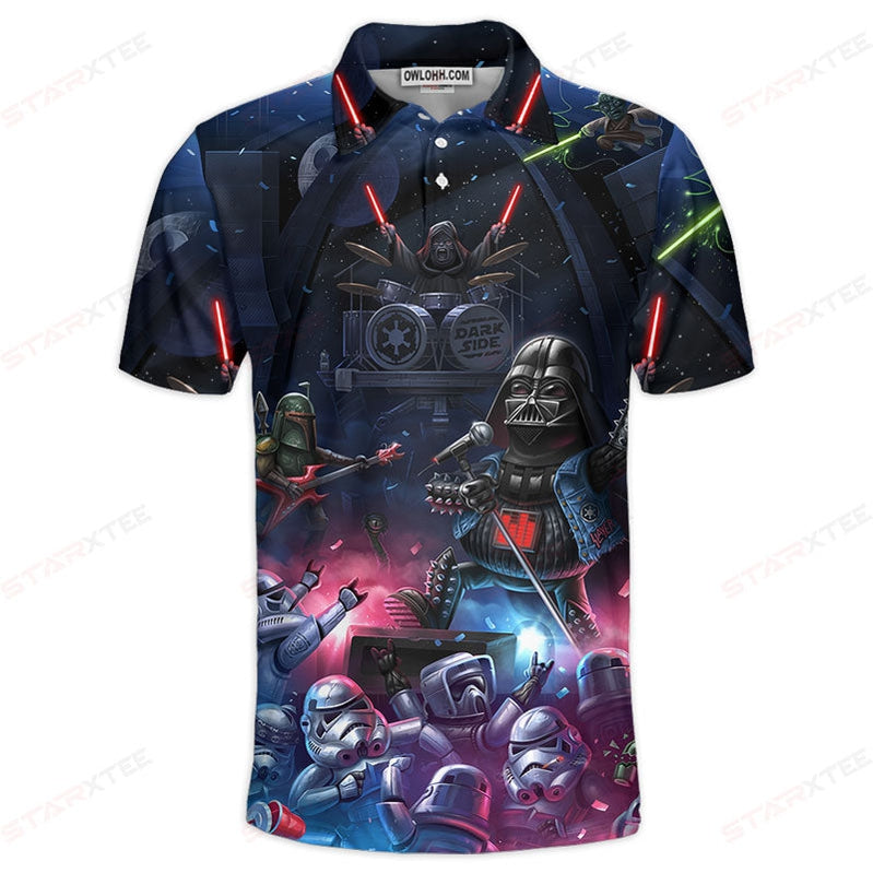 Star Wars Dark Side Rock Music Gift For Fans Polo Shirt