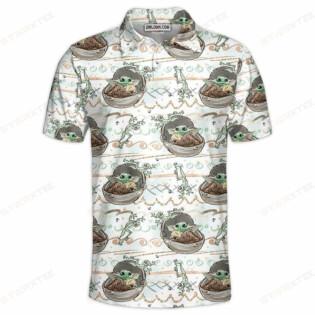 Star Wars Baby Yoda Pattern Gift For Fans Polo Shirt