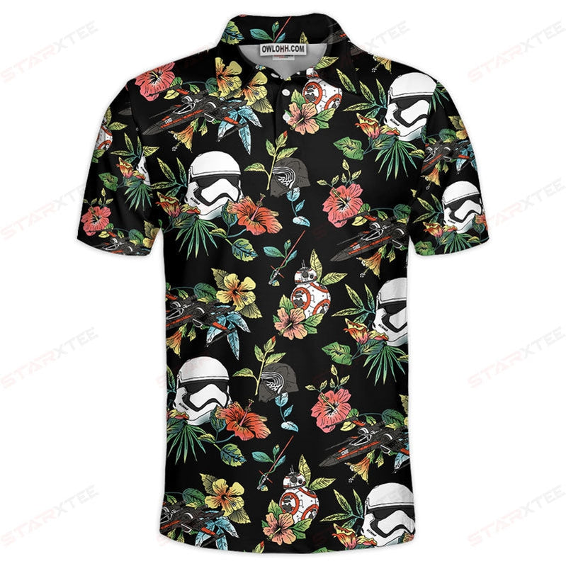 Star Wars Space Flower Gift For Fans Polo Shirt