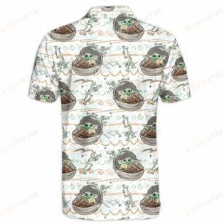Star Wars Baby Yoda Pattern Gift For Fans Polo Shirt