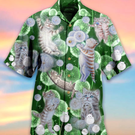 Cat Happiness Love Dream - Hawaiian Shirt - Owl Ohh - Owl Ohh