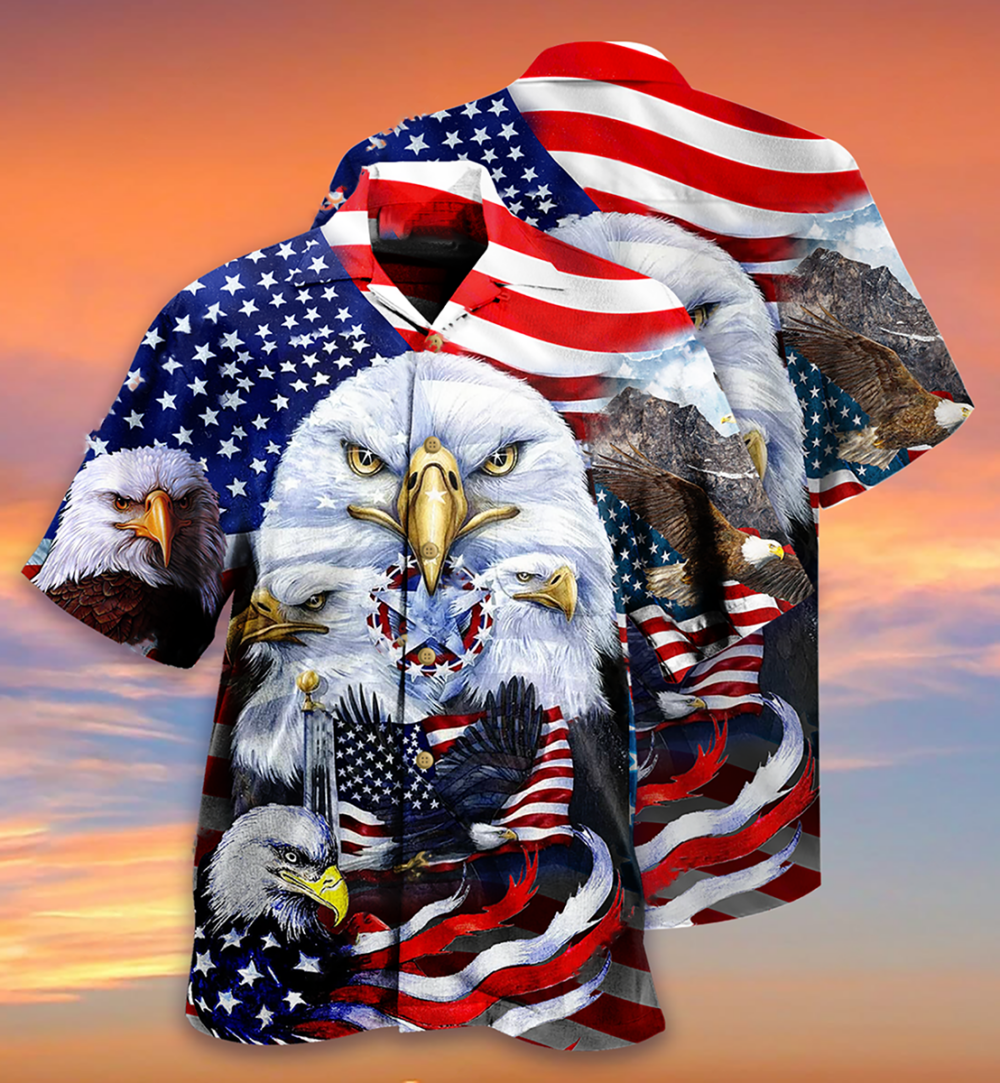 America Proud Happy Day - Hawaiian Shirt - Owl Ohh - Owl Ohh