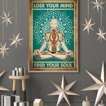 Yoga Life Peace Lose Your Mind - Vertical Poster - Owl Ohh - Owl Ohh