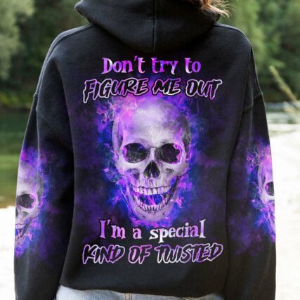DON'T TRY TO FIGURE ME OUT ALL OVER PRINT - YHHN1011223