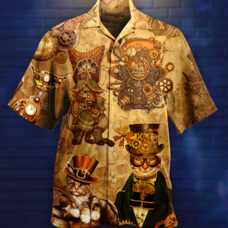 Cat Luxury Style - Hawaiian Shirt - Owl Ohh - Owl Ohh