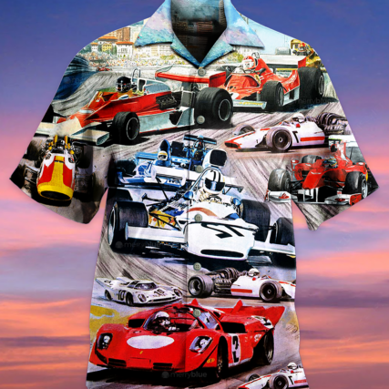 Formula One Car Racing Fast Cool Style - Hawaiian Shirt - Owl Ohh - Owl Ohh