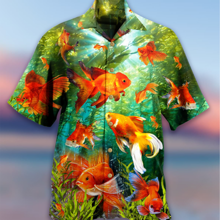 Fish Goldfish Beautiful Love It - Hawaiian Shirt - Owl Ohh - Owl Ohh