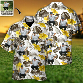 Golf You Want Tropical Style Custom Photo - Hawaiian Shirt - Personalized Photo Gifts - Owl Ohh